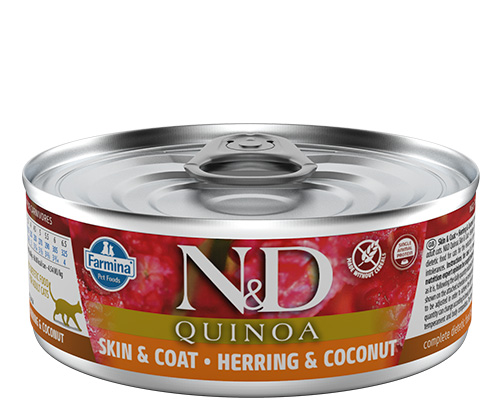 Farmina N&D Quinoa Skin & Coat śledź z komosą ryżową 80 g