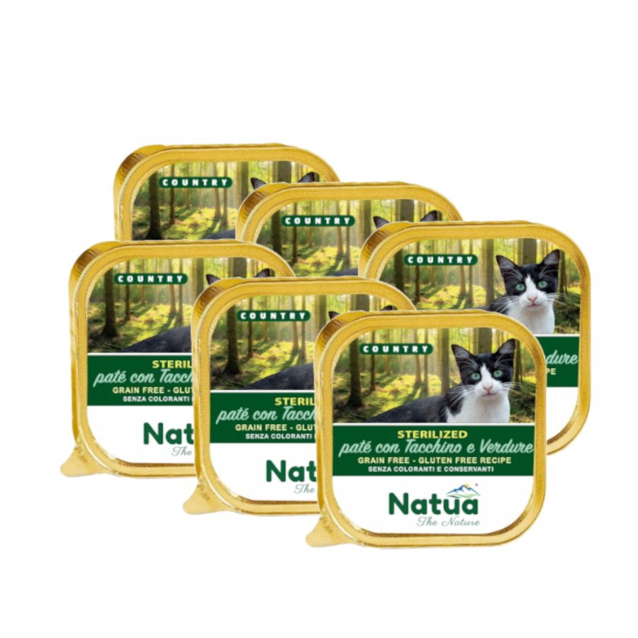 Natua Country Sterilised indyk pasztet 100 g × 6