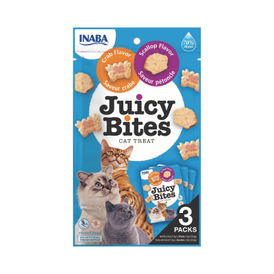Inaba Juicy Bites mix smaków 11 g × 3