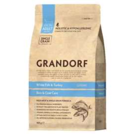 Grandorf Skin & Coat indyk, ryby adult 400 g