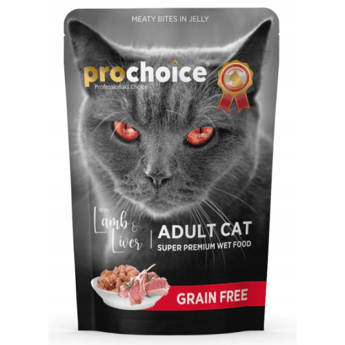ProChoice jagnięcina, wątróbka w galaretce adult 85 g