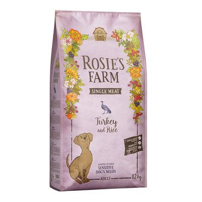 Rosie's Farm Single Meat indyk adult 12 kg