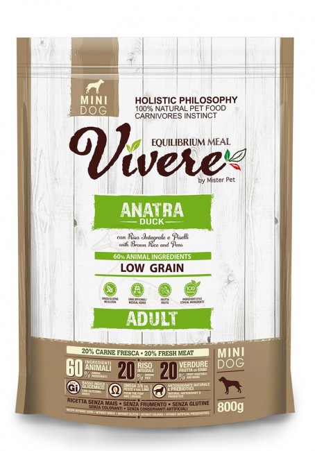 Vivere kaczka adult małe rasy 800 g