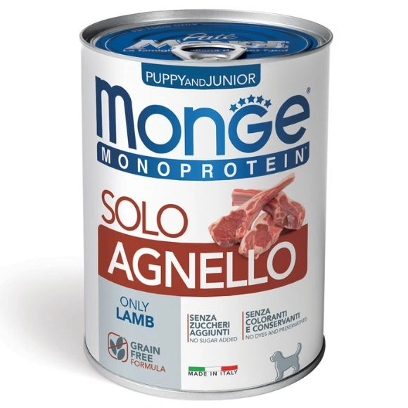 Monge Solo jagnięcina puppy 400 g
