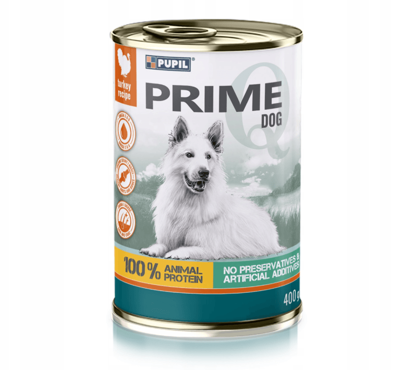 Pupil Prime indyk, wątróbka adult 400 g