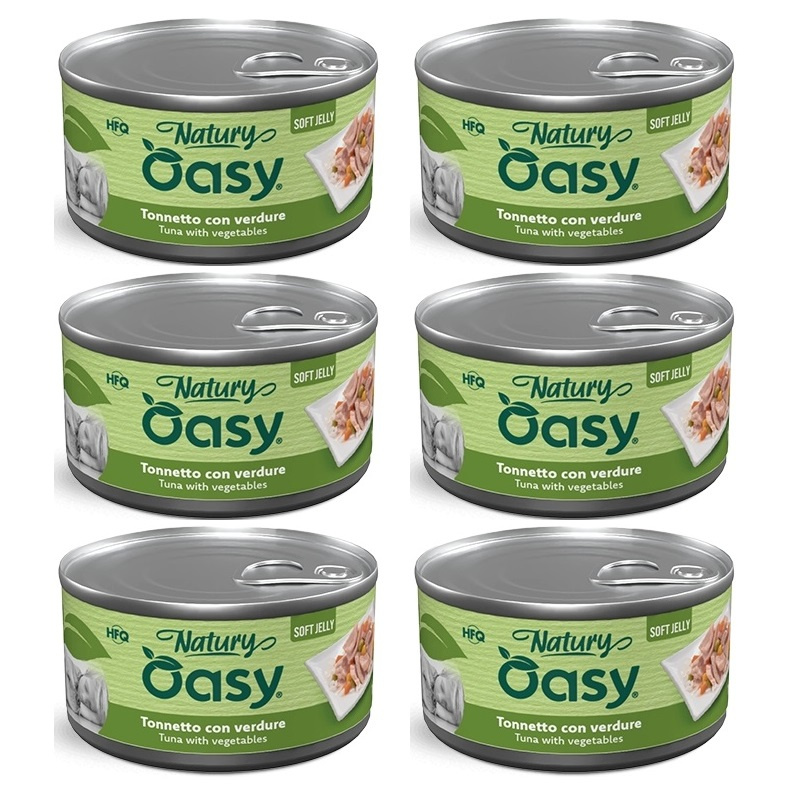 Oasy Natury Soft Jelly tuńczyk 150 g × 6