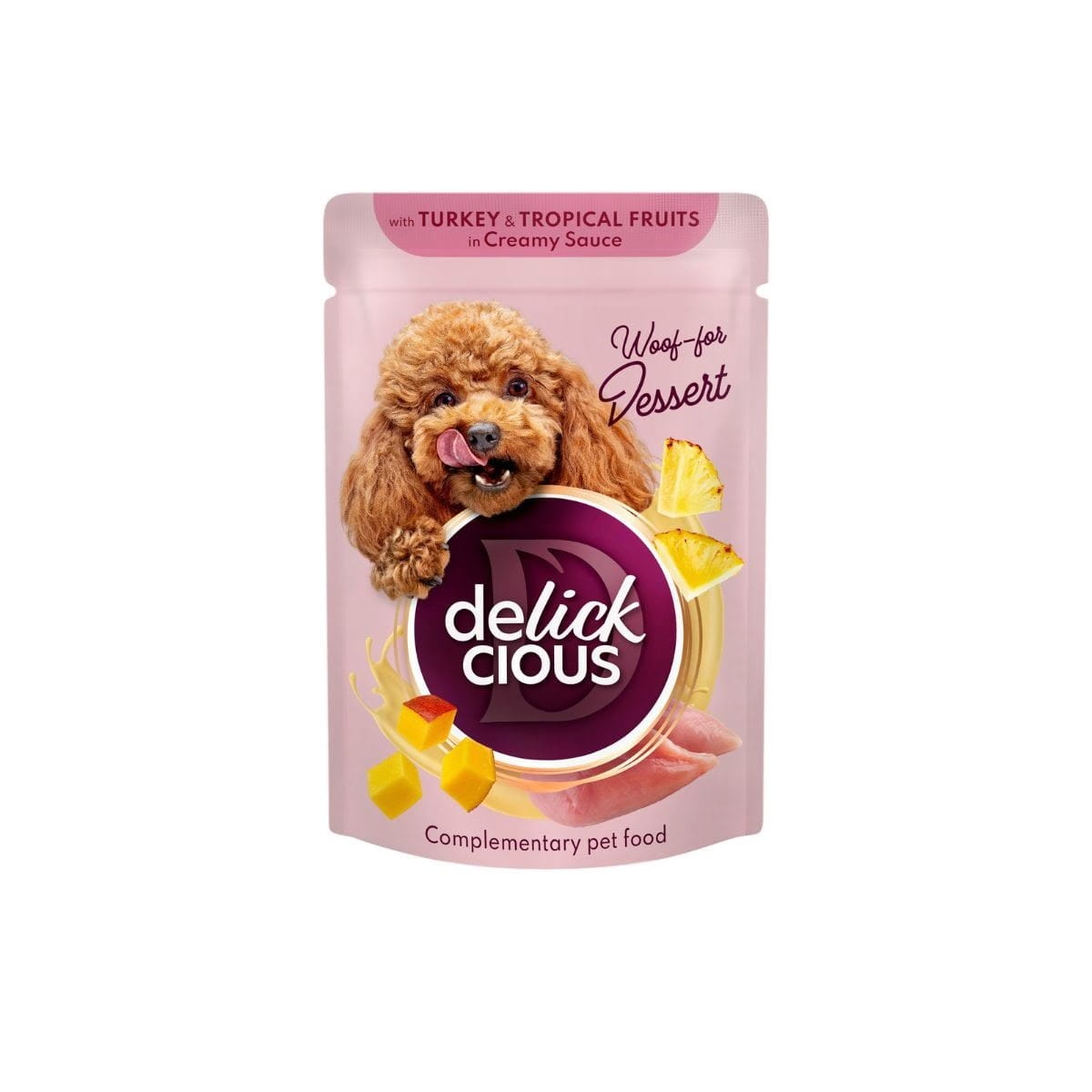 Delickcious indyk z owocami tropikalnymi 80 g