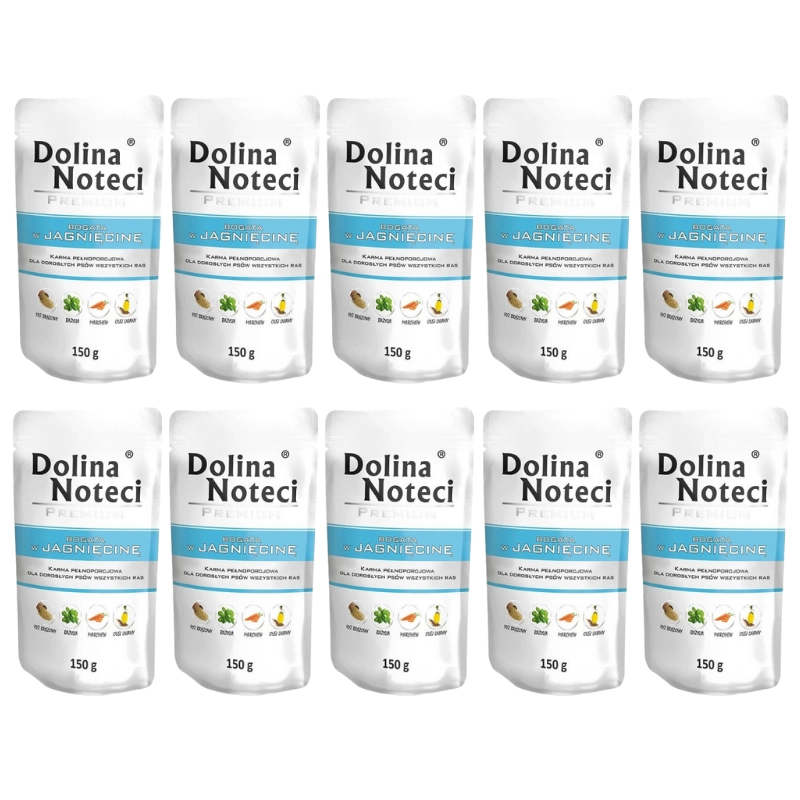 Dolina Noteci Premium jagnięcina adult 150 g × 10
