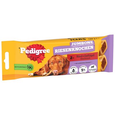 Pedigree Jumbone drób, wołowina adult średnie rasy 180 g × 12