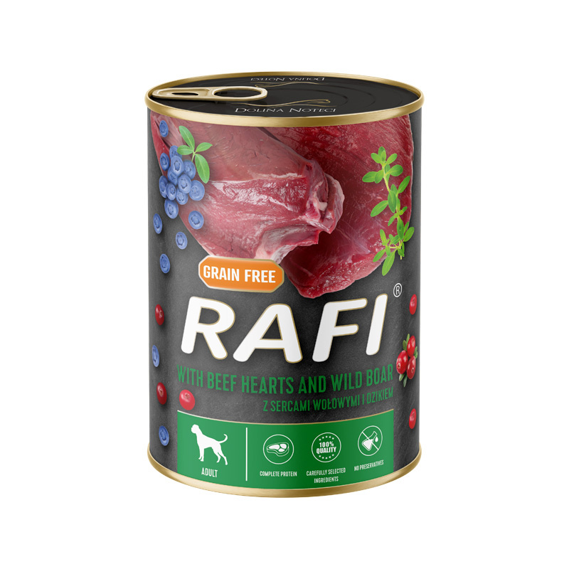 Rafi dziczyzna, wołowina adult 400 g