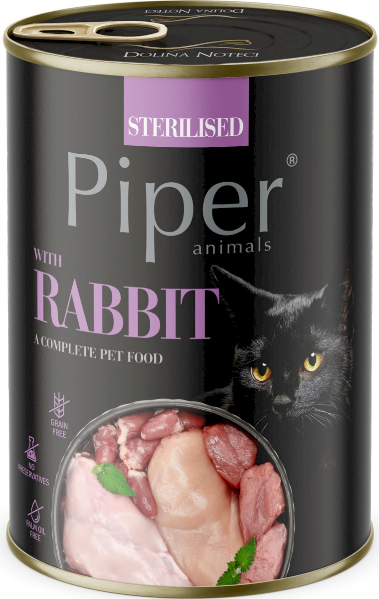 Dolina Noteci Piper Sterilised królik w kawałkach adult 400 g