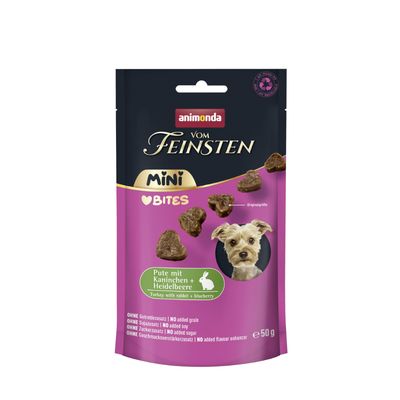Animonda Vom Feinsten indyk, królik adult małe rasy 50 g × 10