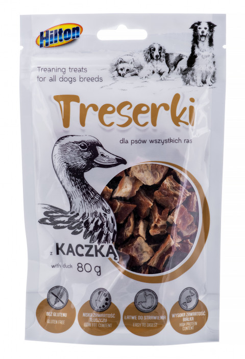 Hilton Mięsne Treserki kaczka 80 g