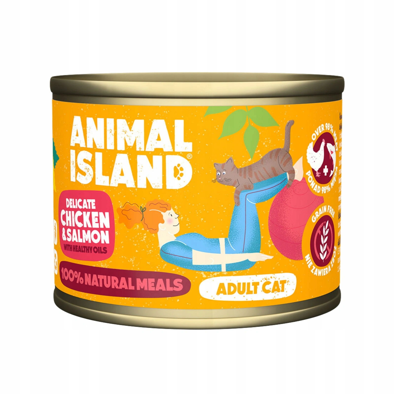 Animal Island kurczak, łosoś pasztet adult 200 g