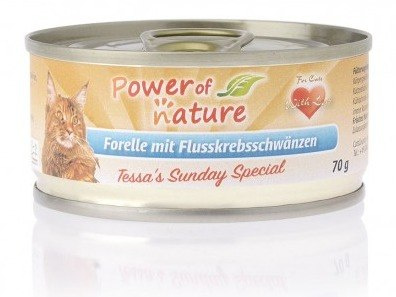 Power Of Nature Tessa's pstrąg z rakami w bulionie 70 g