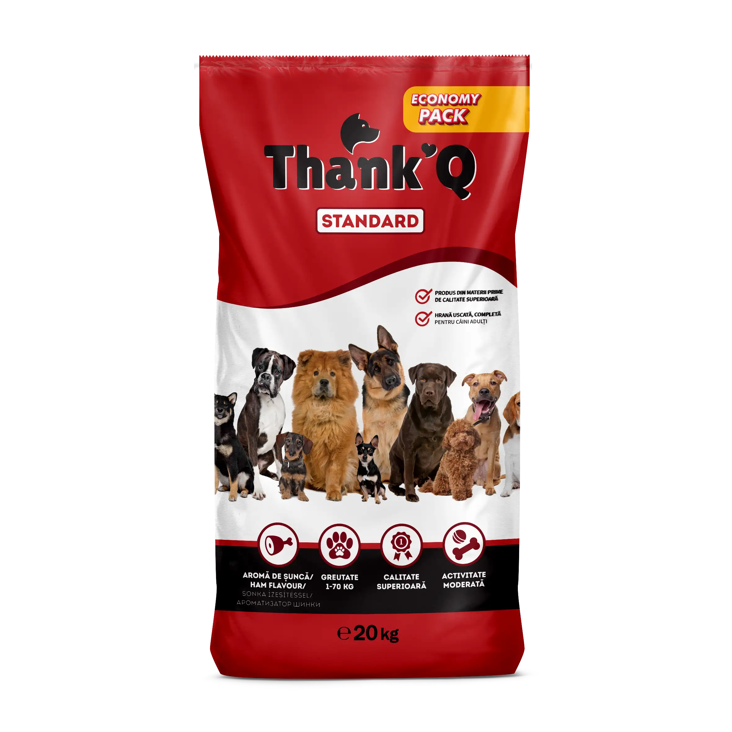 Nugape Thank'Q Standard wieprzowina adult 20 kg