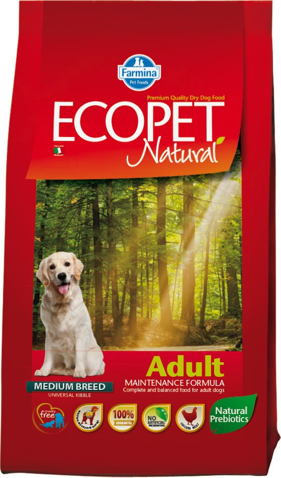 Farmina Ecopet Natural kurczak adult średnie rasy 2,5 kg