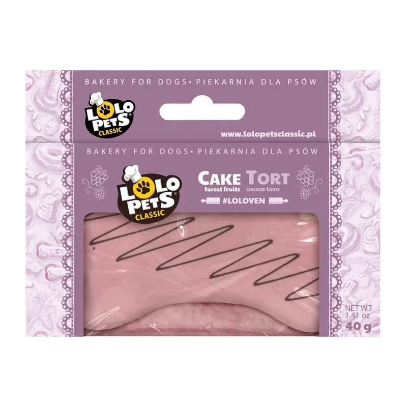Lolo Pets Tort owoce lasu małe rasy 40 g