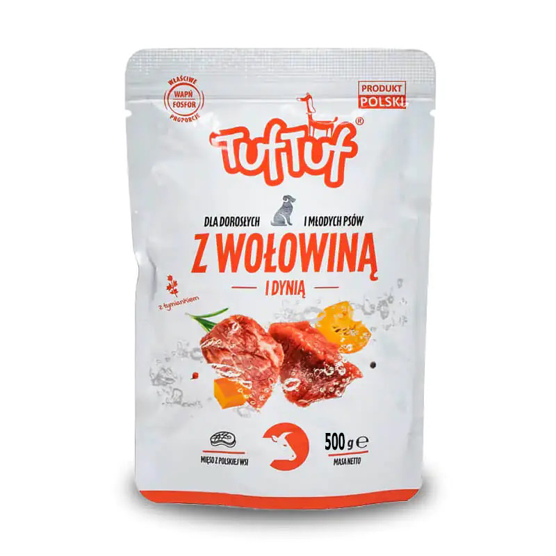 Tuf Tuf wołowina z dynią 500 g
