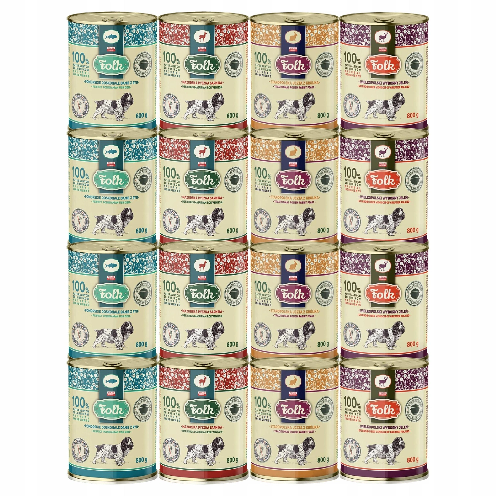 Folk mix smaków adult 800 g × 16