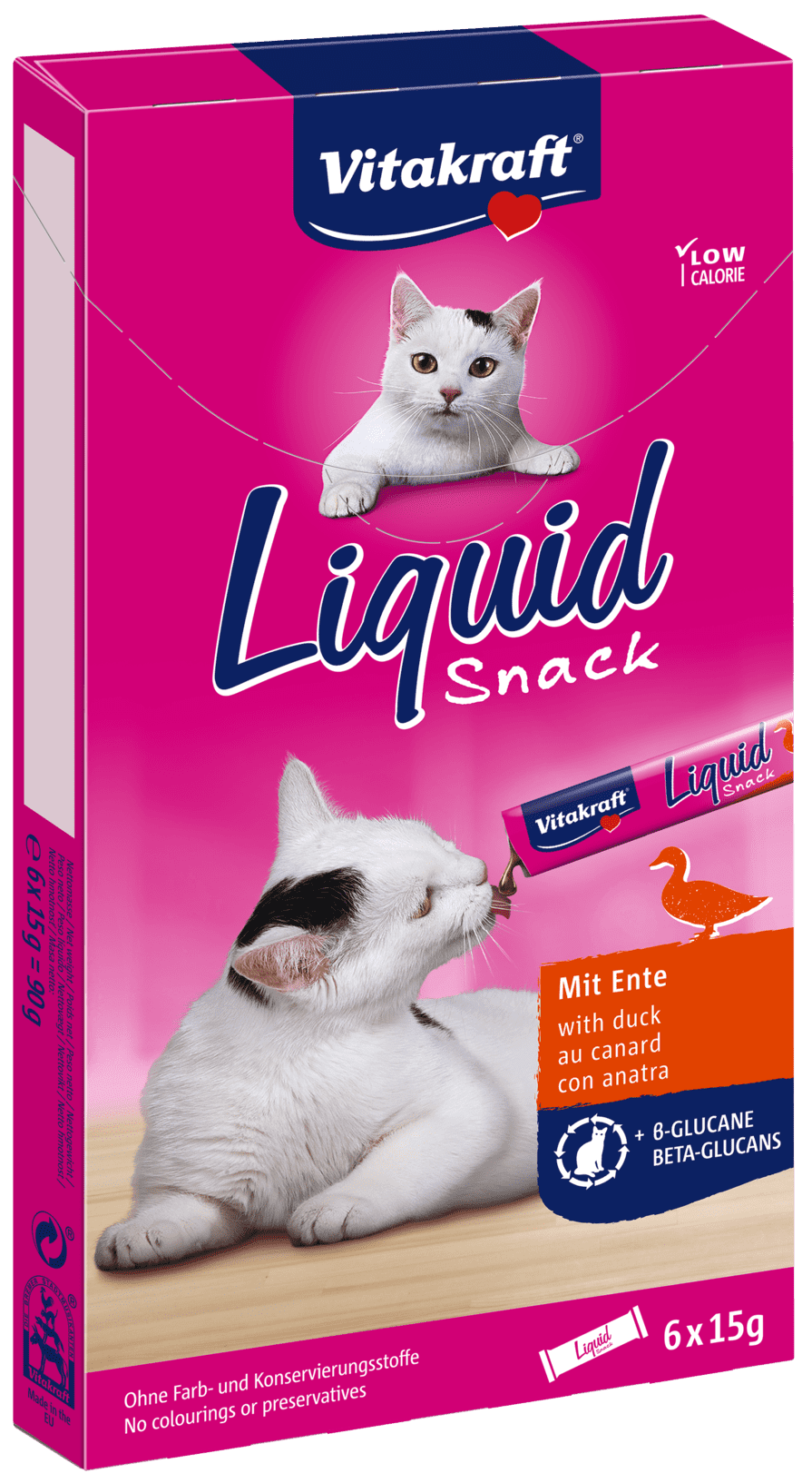 Vitakraft Liquid Snack kaczka 15 g × 6