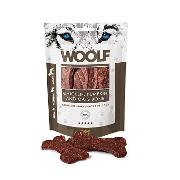 Woolf kurczak, dynia, owies 100 g