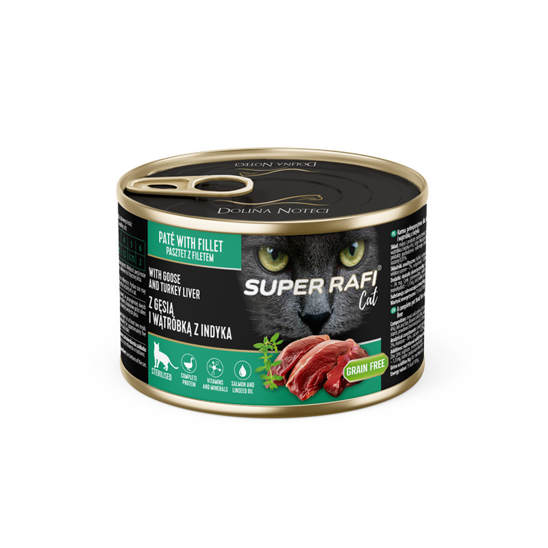 Rafi Super Rafi Sterilised gęś, indyk pasztet 185 g