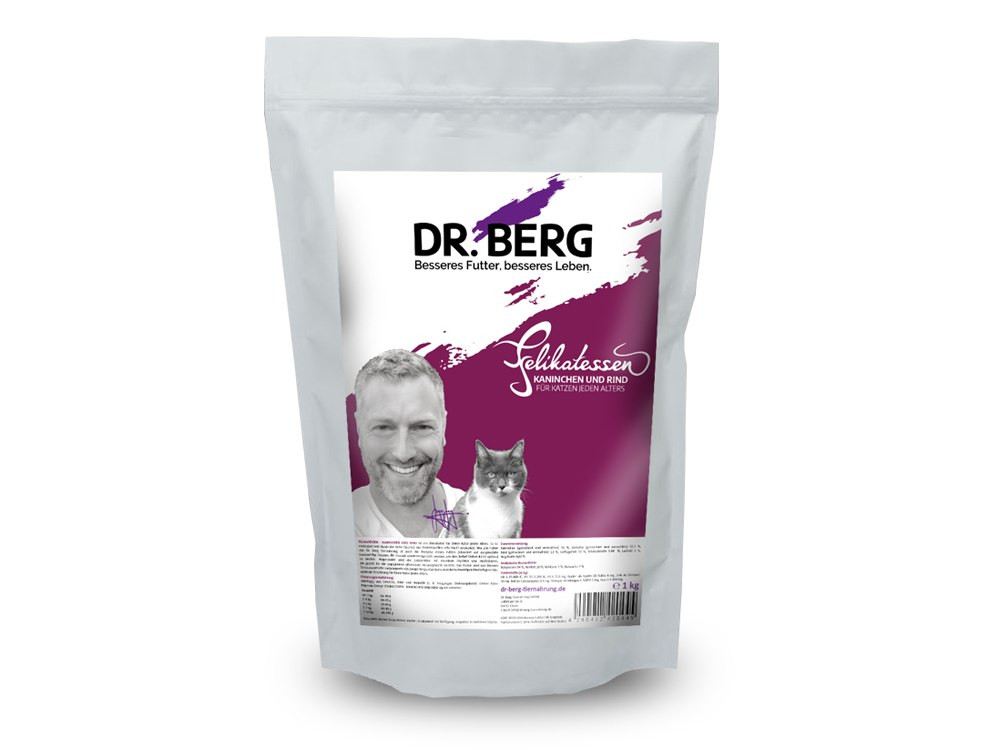 Dr.Berg Felikatessen królik, wołowina 1 kg