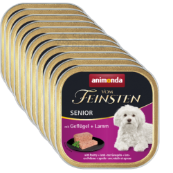 Animonda Vom Feinsten drób, jagnięcina senior 150 g × 11