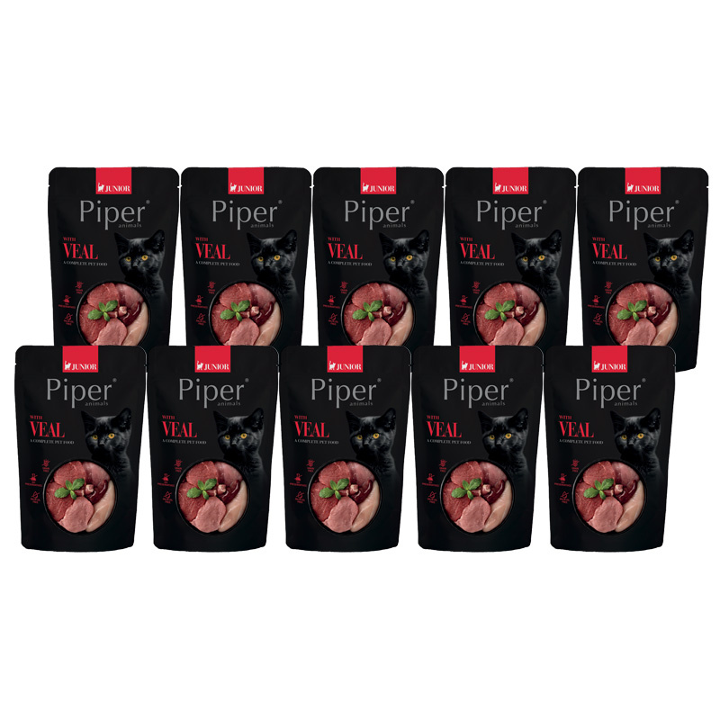 Piper Animals cielęcina kitten 100 g × 10