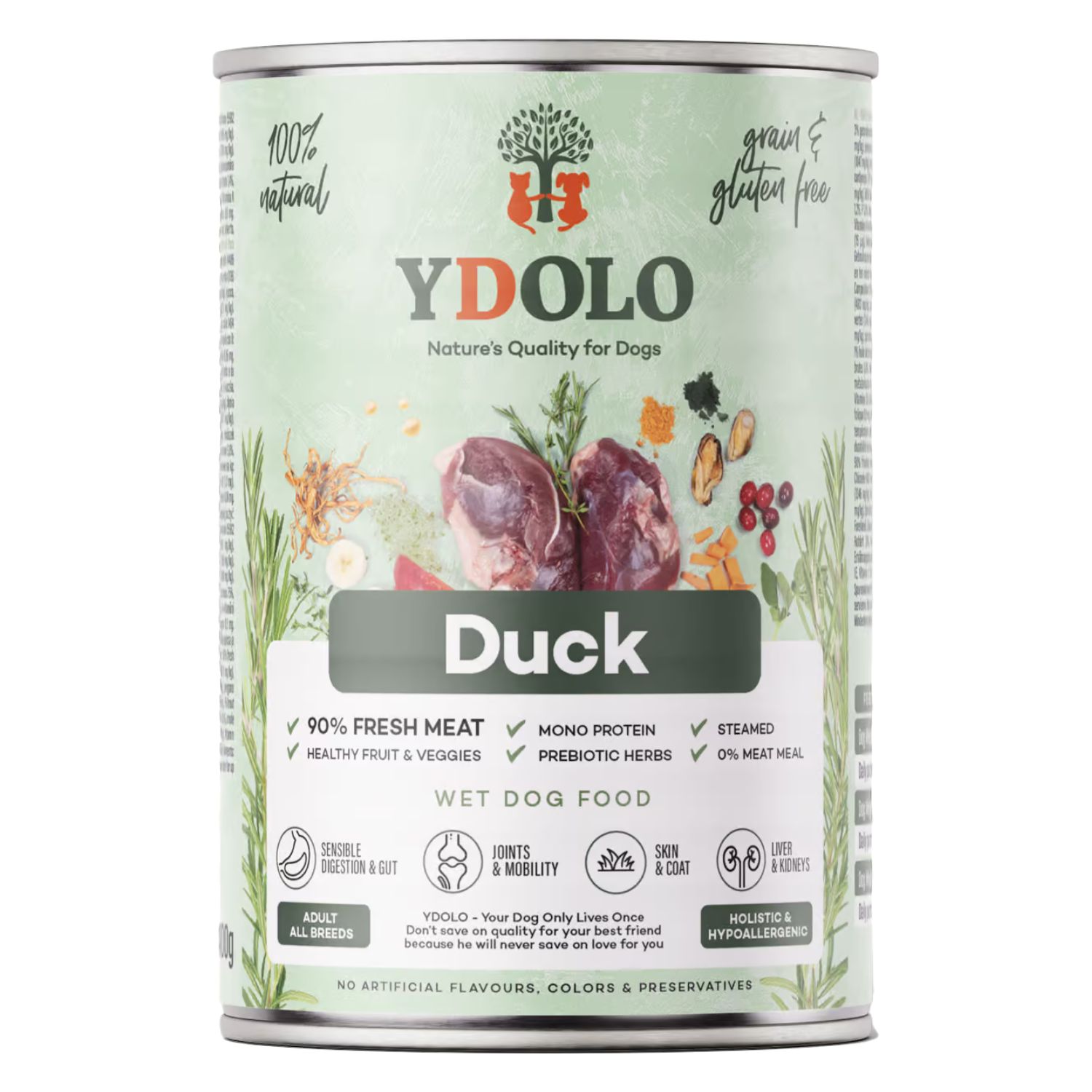 Ydolo Healthy & Pure kaczka 400 g