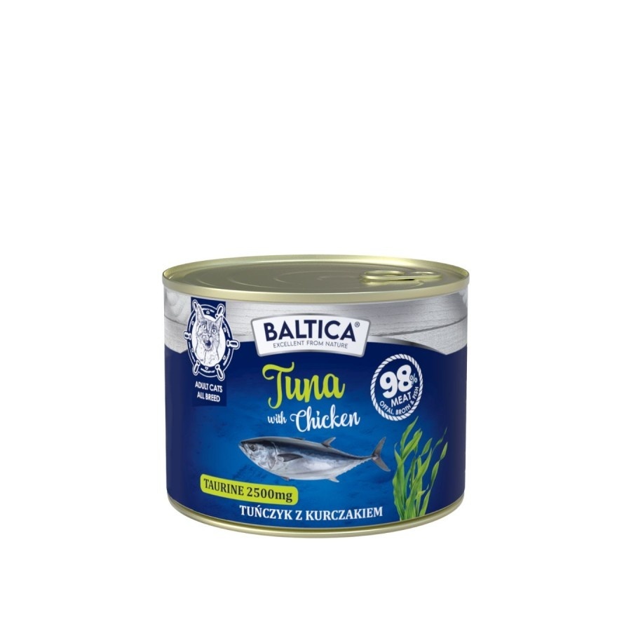 Baltica Excellent Skin & Coat tuńczyk, kurczak w bulionie adult 185 g