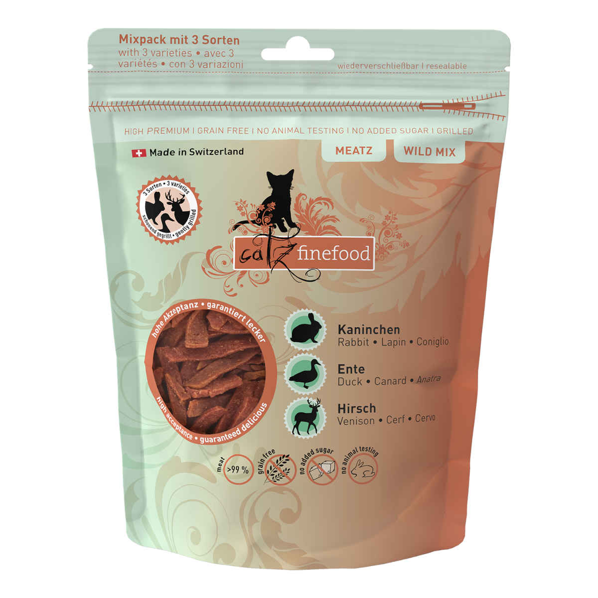 Catz Finefood Meatz mix smaków 45 g