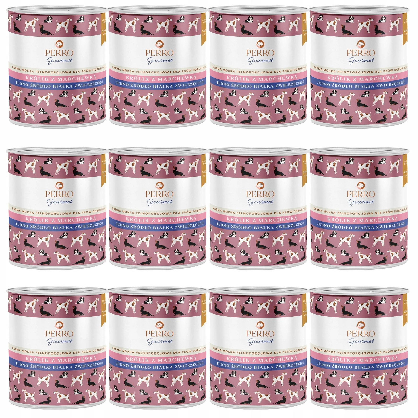 Perro Gourmet królik adult 800 g × 12