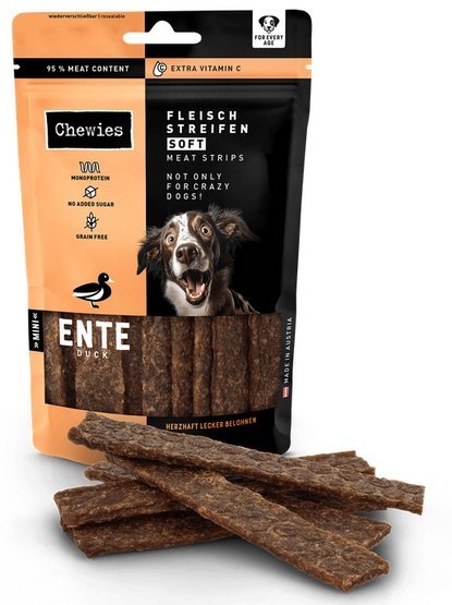 Chewies Meat Strips kaczka małe rasy 70 g