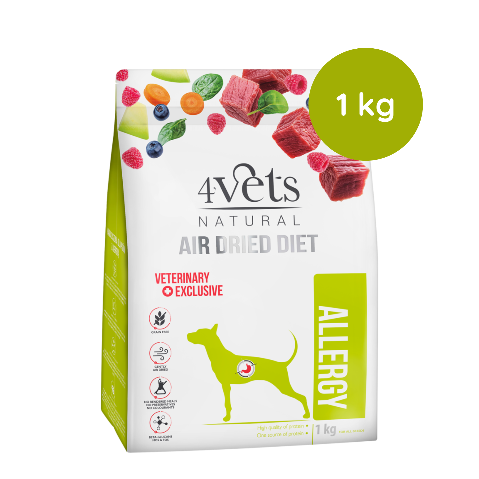 4Vets Natural Allergy wołowina 1 kg