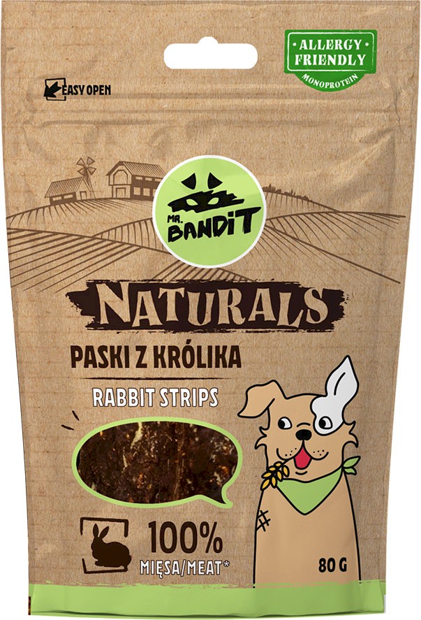 Mr. Bandit Naturals królik 80 g