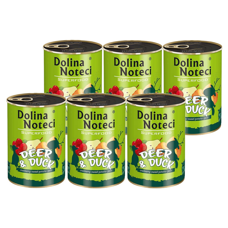 Dolina Noteci Superfood jeleń, kaczka 400 g × 6