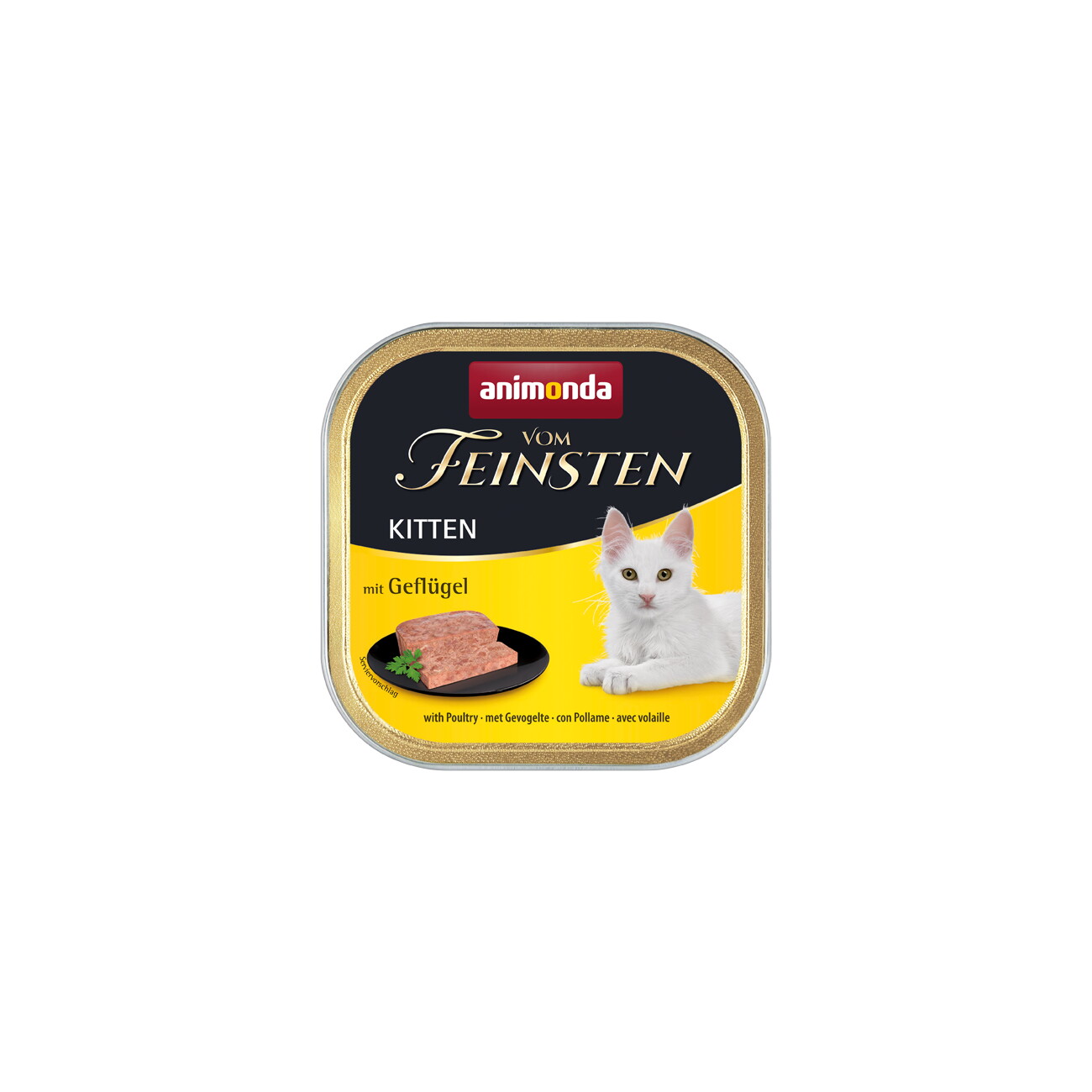 Animonda Vom Feinsten drób pasztet kitten 100 g × 32