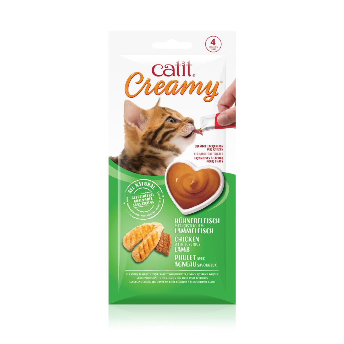 Catit Creamy jagnięcina, kurczak w sosie