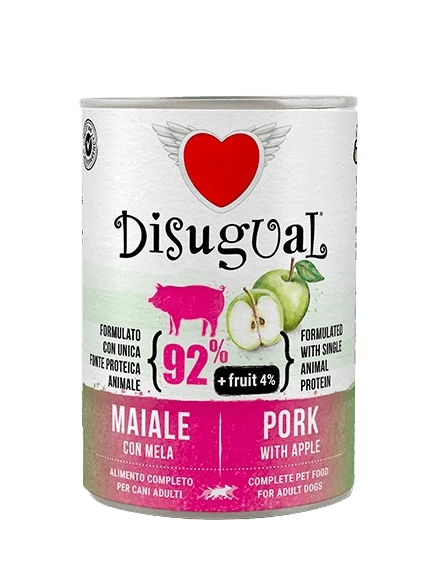 Disugual wieprzowina z jabłkiem adult 400 g
