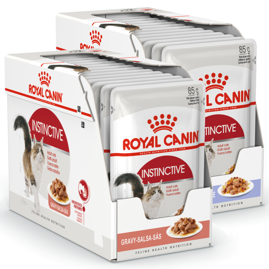 Royal Canin Instinctive w sosie i w galaretce adult 85 g × 24