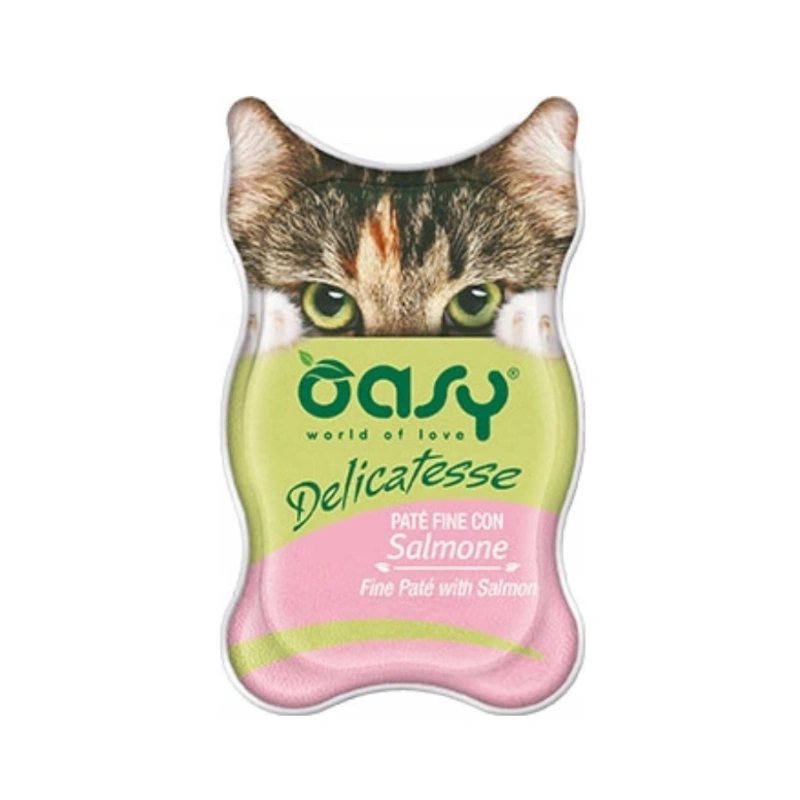 Oasy Delicatesse łosoś pasztet adult 85 g