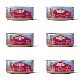 Carnilove Cat indyk, łosoś pasztet adult 100 g × 6