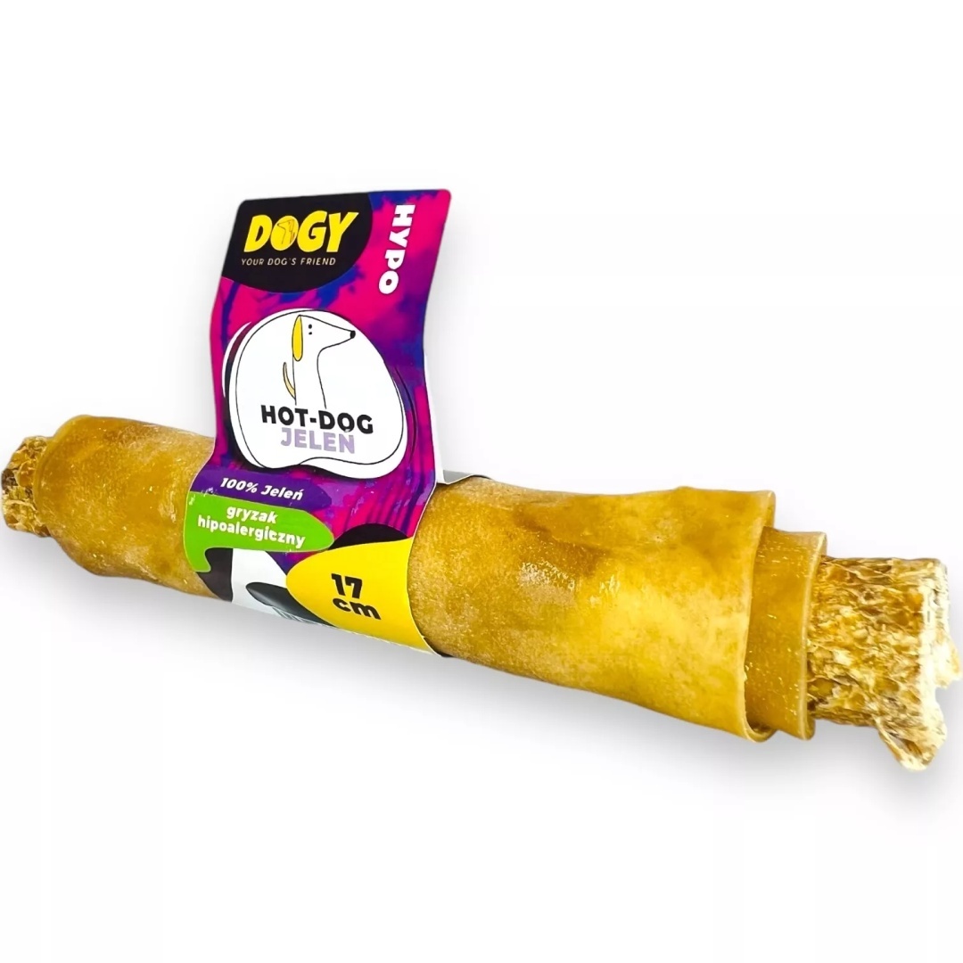 Dogy Hypo hot-dog z jelenia 17 cm