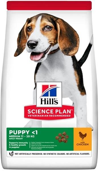 Hill's Science Plan kurczak puppy średnie rasy 2,5 kg