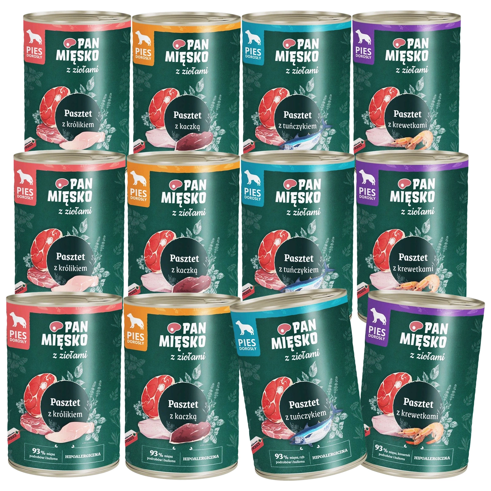 Pan Mięsko mix 400 g × 12