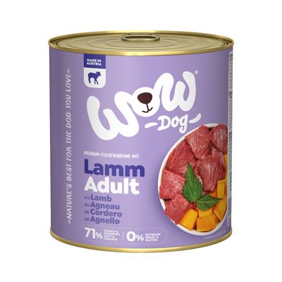 WOW jagnięcina adult 800 g × 6