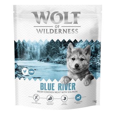 Wolf of Wilderness Blue River łosoś junior 1 kg