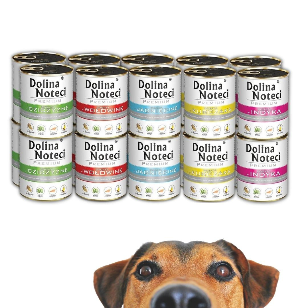 Dolina Noteci Premium dziczyzna, indyk, jagnięcina, kurczak, wołowina 400 g × 20